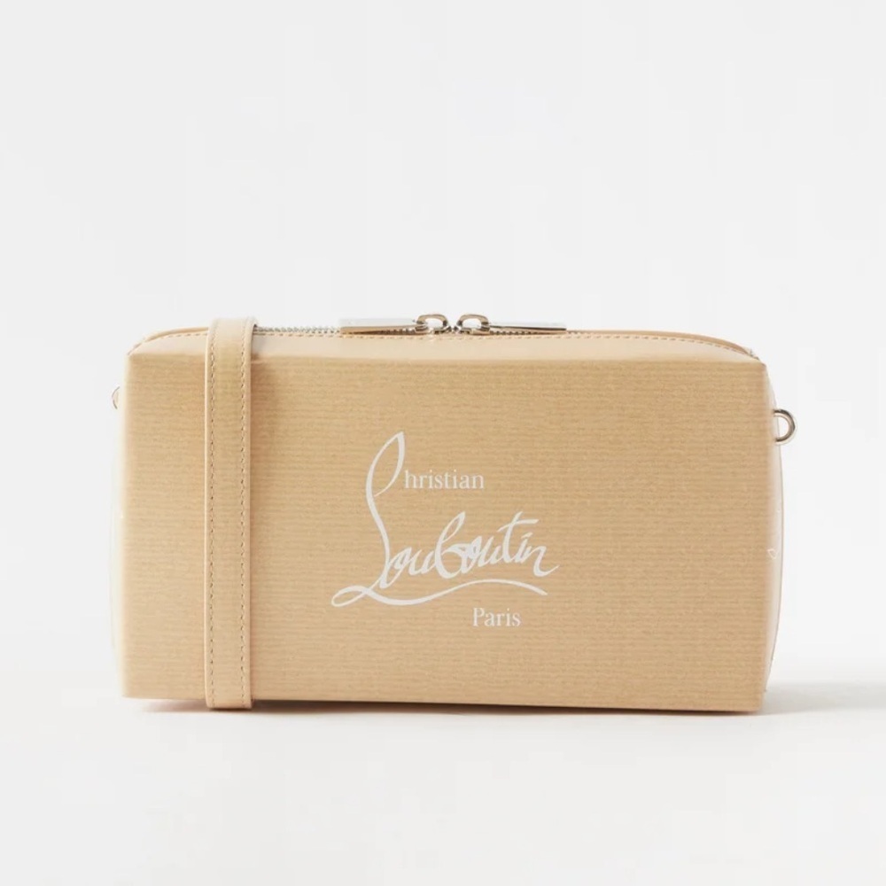 NWT Christian Louboutin Kraftilou Small Leather Shoulder Bag Clutch Box